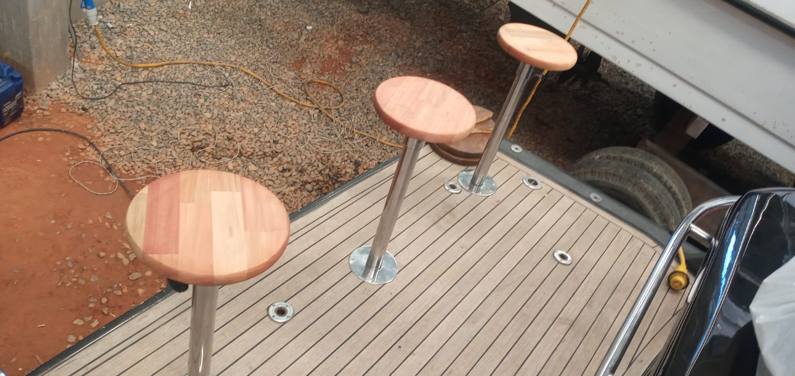 Gabinete / espaço gourmet para lanchas