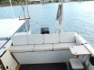 Lancha cabinada em duralumínio Otto modelo C850 ano 2003