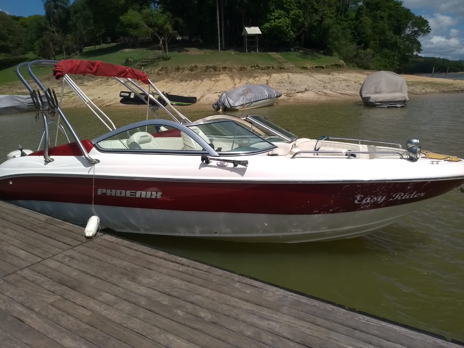 Targa em aço inox p/ esqui e wakeboard