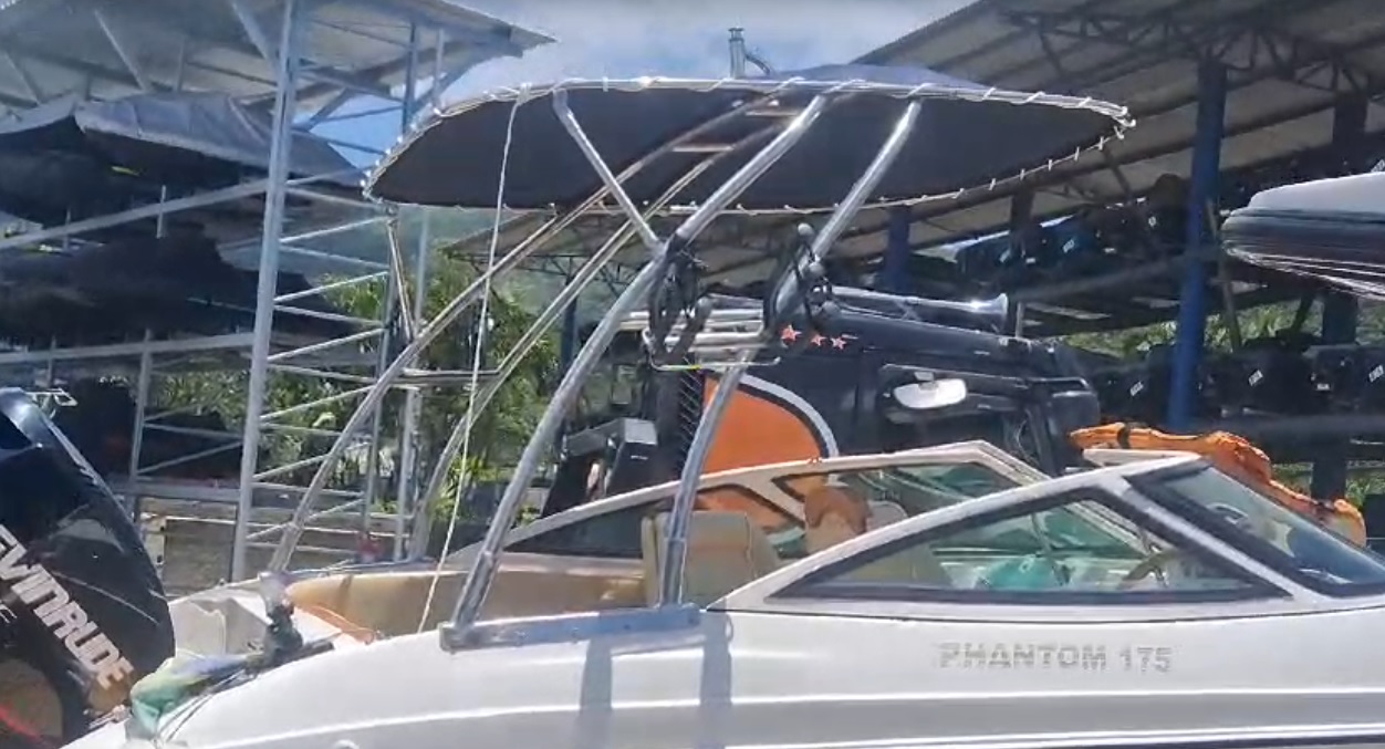 Targa em aço inox p/ esqui e wakeboard