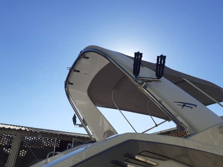 Targa em aço inox p/ esqui e wakeboard