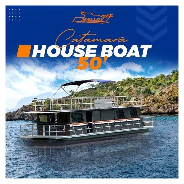 HOUSEBOAT MALLOY - 35  53 ps - duralumnio